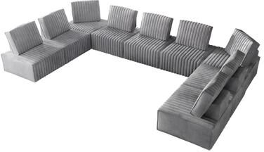Craft Porch CraftPorch 9-Pieces Contemporary Clean-Line Linen Upholstered