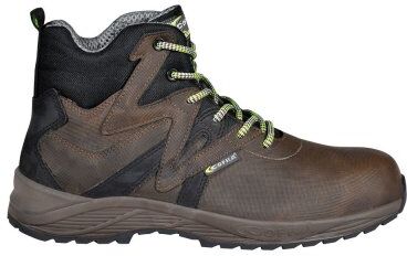 Pushpress Brown Scarpe Antinfortunistiche Alte S3 SRC in Pelle Personalizzate o neutre Cofra