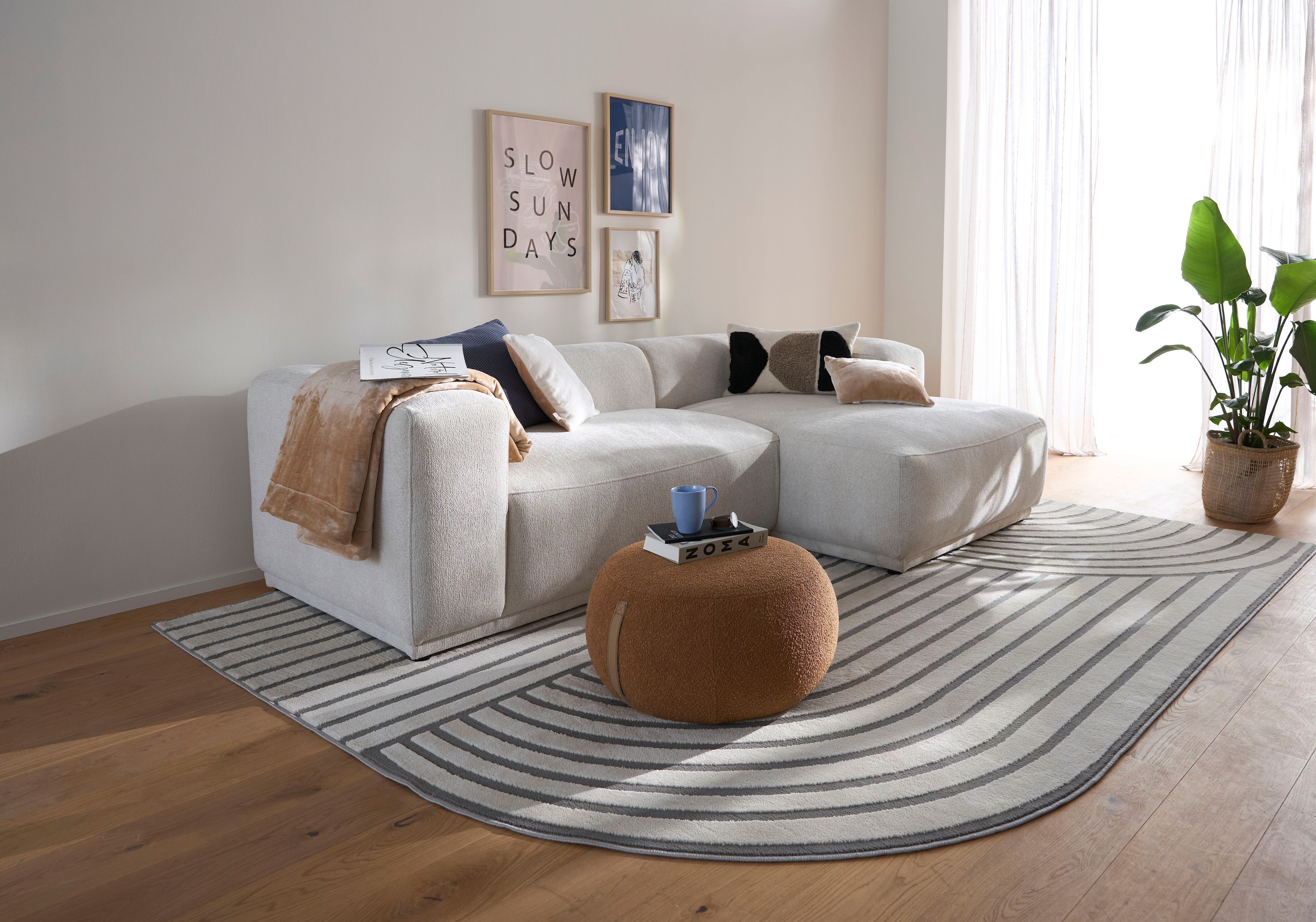 Bild mit Rahmen S.OLIVER "Enjoy", blau (farbe rahmen: beige, natur, farbe bild(er): hellgrau), B:30cm H:40cm T:1,5cm, Holzwerkstoff, Plexiglas, Bilder, Bild mit Rahmen, HD Premium Posterdruck mit Echtholzrahmen farbe rahmen: beige, natur, farbe bild(er): 