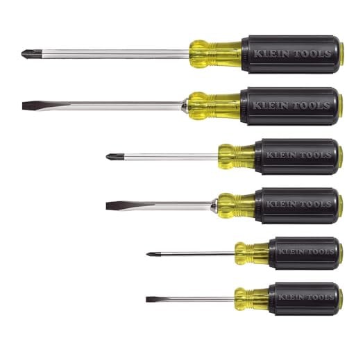 Klein Tools 85074 Schroevendraaierset met kussengreep, 6-delig