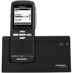 Grundig Digta 7 Premium Set mit DigtaSoft Pro - Type 703 (2 GB), Diktiergerät