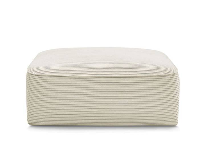 Hocker BOBOCHIC LEOPOLD 90x96x42cm cord-stoff beige