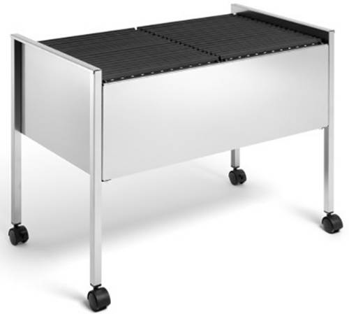 Durable Hängemappenwagen 308223 Metallic-Silber 1St.