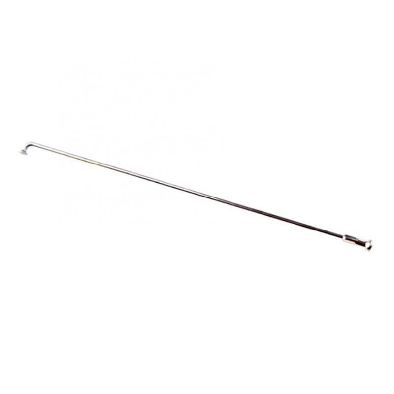 1Tek Origine Rayon inox avec écrou 198mm Ø2.3 argent