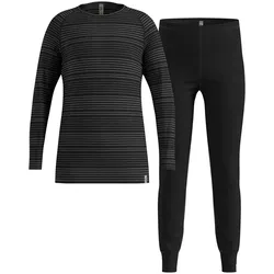 Odlo, Unisex, Funktionsshirt, Active Warm  Set (116), Grau, Schwarz