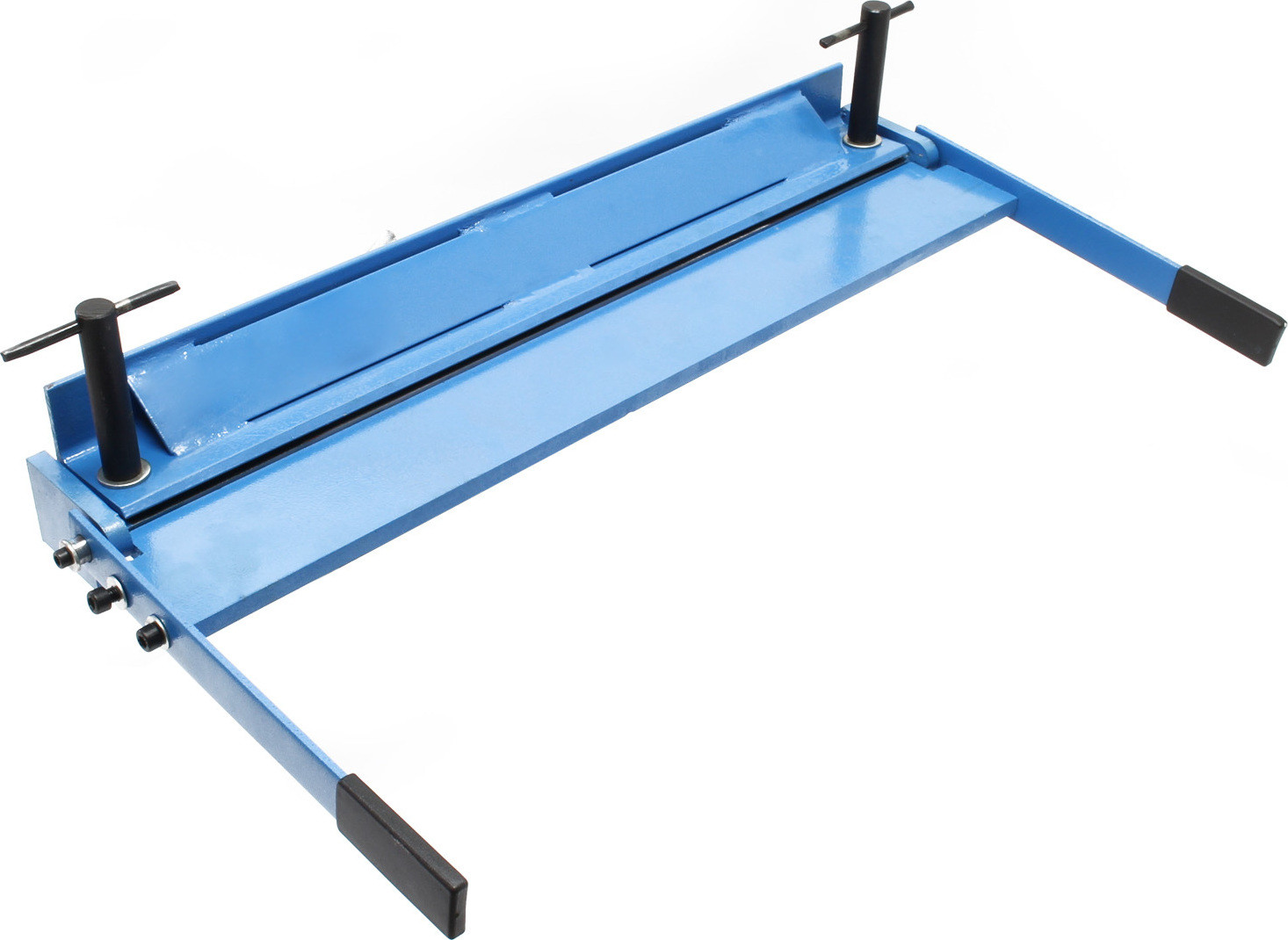 Wiltec plaatbuigmachine voor plaatmetaal, werkbreedte: 910 mm, blauw en grijs