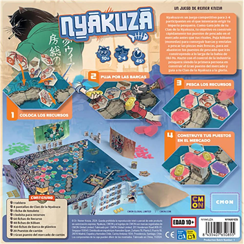 Asmodee Nyakuza Bordspel Economische Simulatie