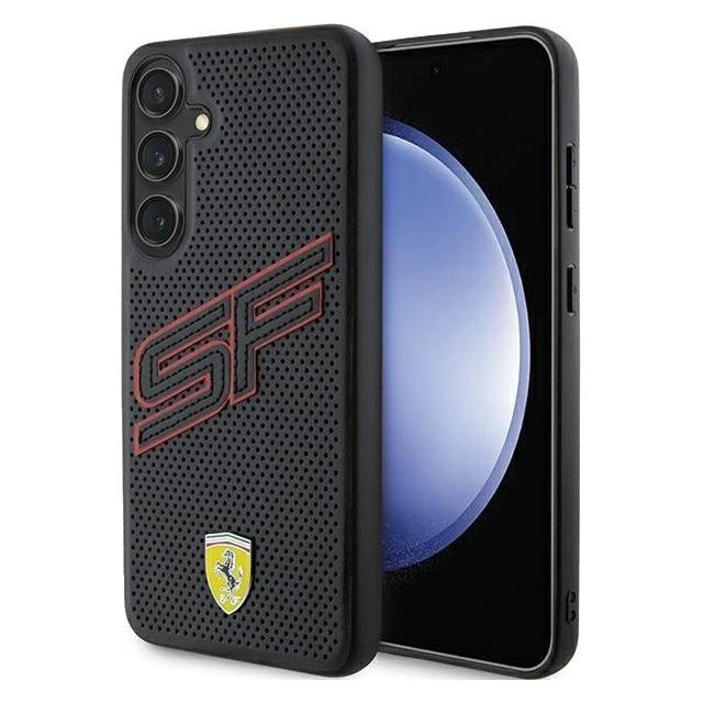 Ferrari FEHCMPINK + S926 czarny/black hardcase Big SF Perforated (Samsung Galaxy S24+) (1467191292)