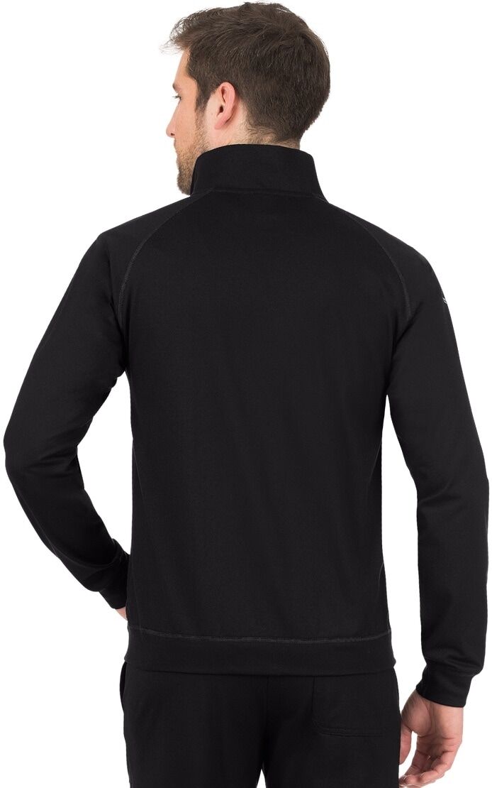 Trainingsjacke TRIGEMA "TRIGEMA Raglanjacke", Herren, Gr. 4XL, schwarz, Single Jersey, 100% Baumwolle, lang, Jacken Trainingsjacke schwarz 4XL
