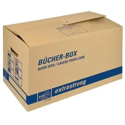 Dinkhauser Kartonagen, Aufbewahrungsbox, 5 tidyPac Umzugskartons Bücher-Box (5x, 58 x 30 x 34 cm)
