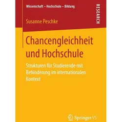 Chancengleichheit und Hochschule, Fachbücher von Susanne Peschke