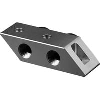 DeltaMate Terminal, Wasserkühlung silber, für DeltaMate GPU Block