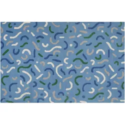 Smart Kids Kinderteppich Confetti blau 160x230 cm