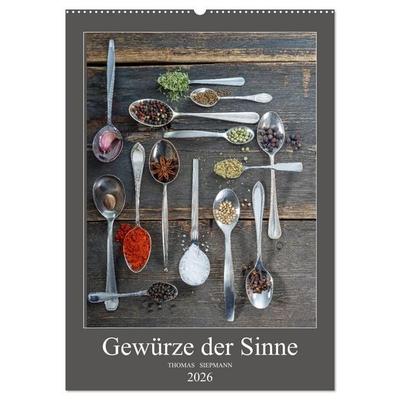 Gewürze der Sinne (Wandkalender 2026 DIN A2 hoch), CALVENDO Monatskalender