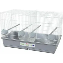 Zolux cage PRIMO CATI 67 cm, gray / white color, Vogelkäfig + Voliere