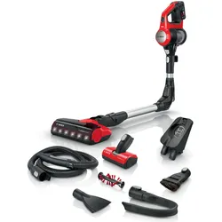 Bosch Hausgeräte BCS711PET, Staubsauger, Schwarz, Rot