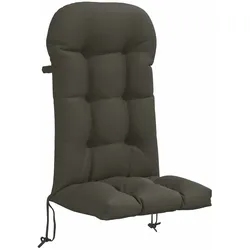 vidaXL Sonnen-Lounger Kissen PUTTEN 100 % Polyester Anthrazit