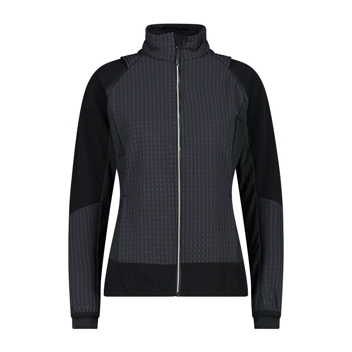 CMP Woman Jacket Hybrid With Detachable Sleeves antracite (U423) 40 34A2356-U423-40