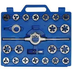 SW-Stahl, Gewindeschneider + Gewindebohrer, 82250L-ZOLL Gewindeschneidkoffer 45tlg ZOLLABMESSUNGEN UNC/UNF 1/4-1 Zoll