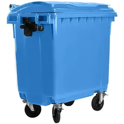 Hardwex Müllcontainer 770 l Blau mit Flachdeckel