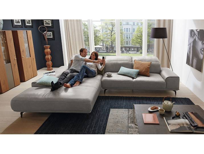 Musterring MR 2490 mit Funktion echt Leder Ecksofa