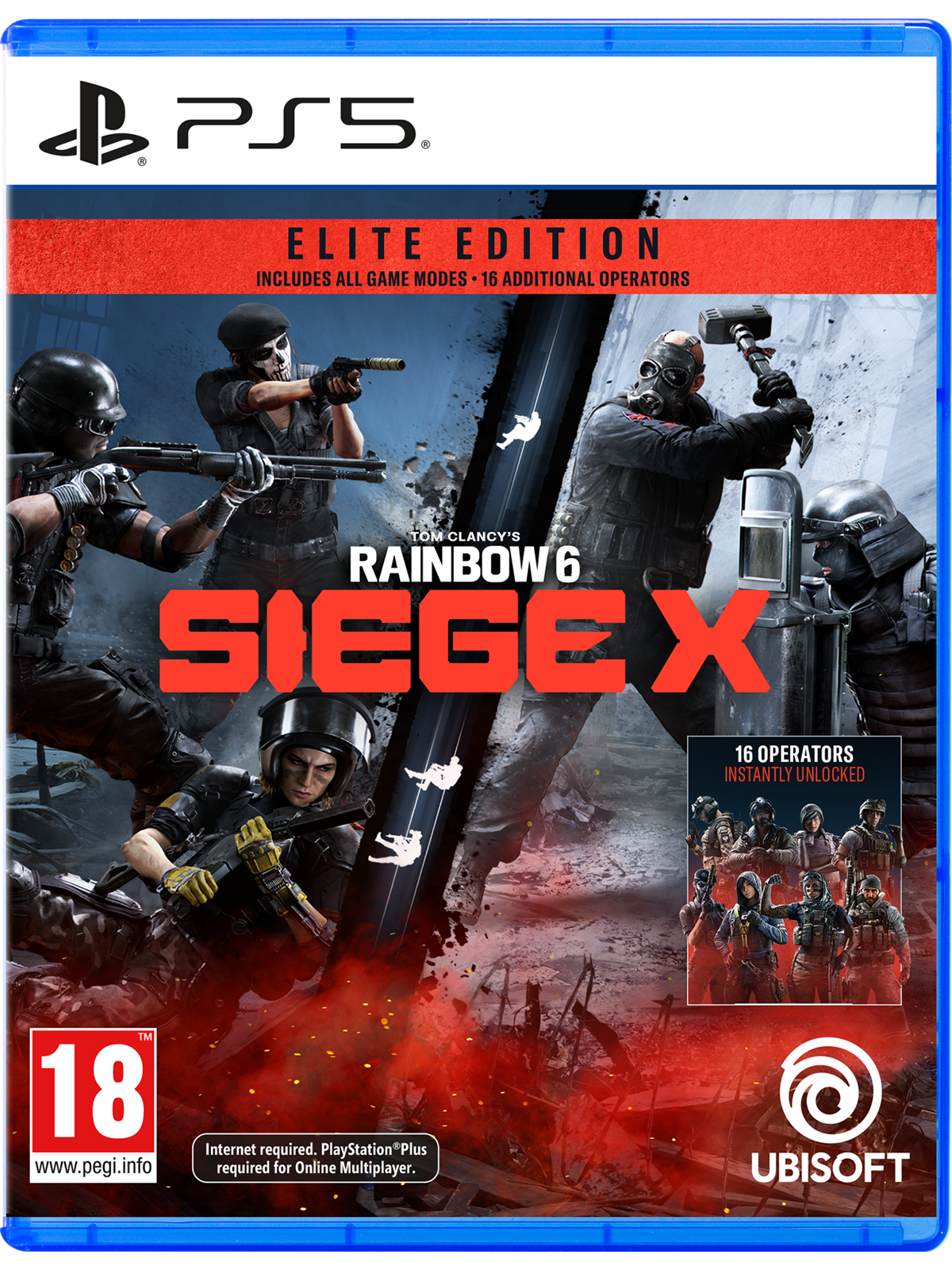 Tom Clancy's Rainbow Six Siege X (Elite Edition) - Sony PlayStation 5 - Shooter - PEGI 18