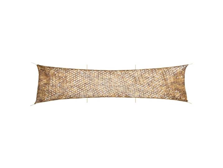 vidaXL Tarnnetz mit Aufbewahrungstasche 613x138 cm Sandfarbe