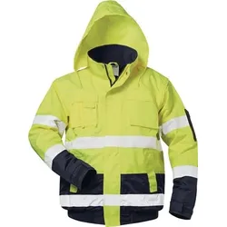 Warnschutz-Pilotjacke HASSO Gr.XXL fluoresz.gelb/marine SAFESTYLE