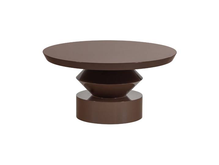 Table basse MDF marron brillant Auren