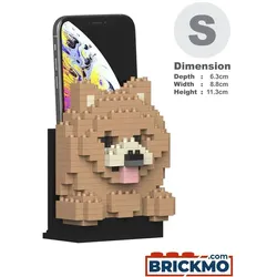 JEKCA Bricks Pomeranian Phone Stand 01S ST05DPS11