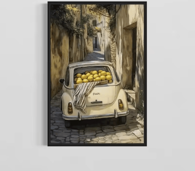 Inspire Picks Minimalist Olive Tree Canvas Wall Art Mediterranean Frameless Still Life Poster 5 50x75cm No Frame