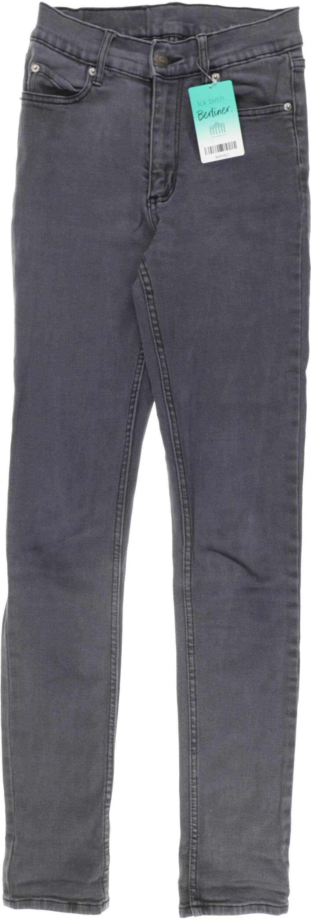 Cheap Monday Damen Jeans, Grau, Gr. W25, Baumwolle / Elasthan - Second Hand