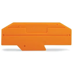 Wago 282-333 Abschlussplatte,2 mm dick,orange 282333  - 25 Stück