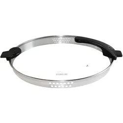 Stoneline FUTURE Siebglasdeckel 32 cm, Zubehör Kochgeschirr, Transparent