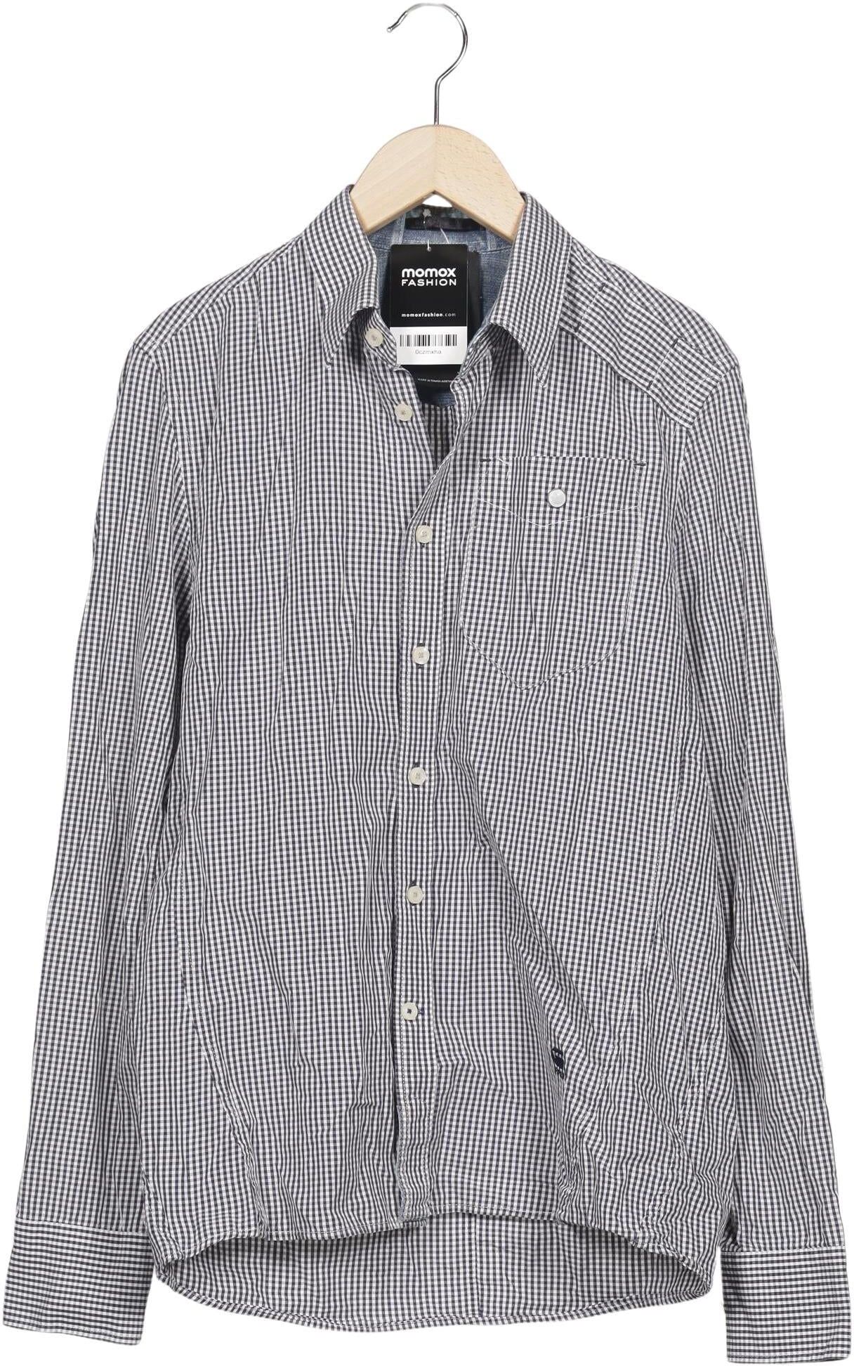 G Star RAW Herren Hemd, Grau, Gr. S, Baumwolle - Second Hand
