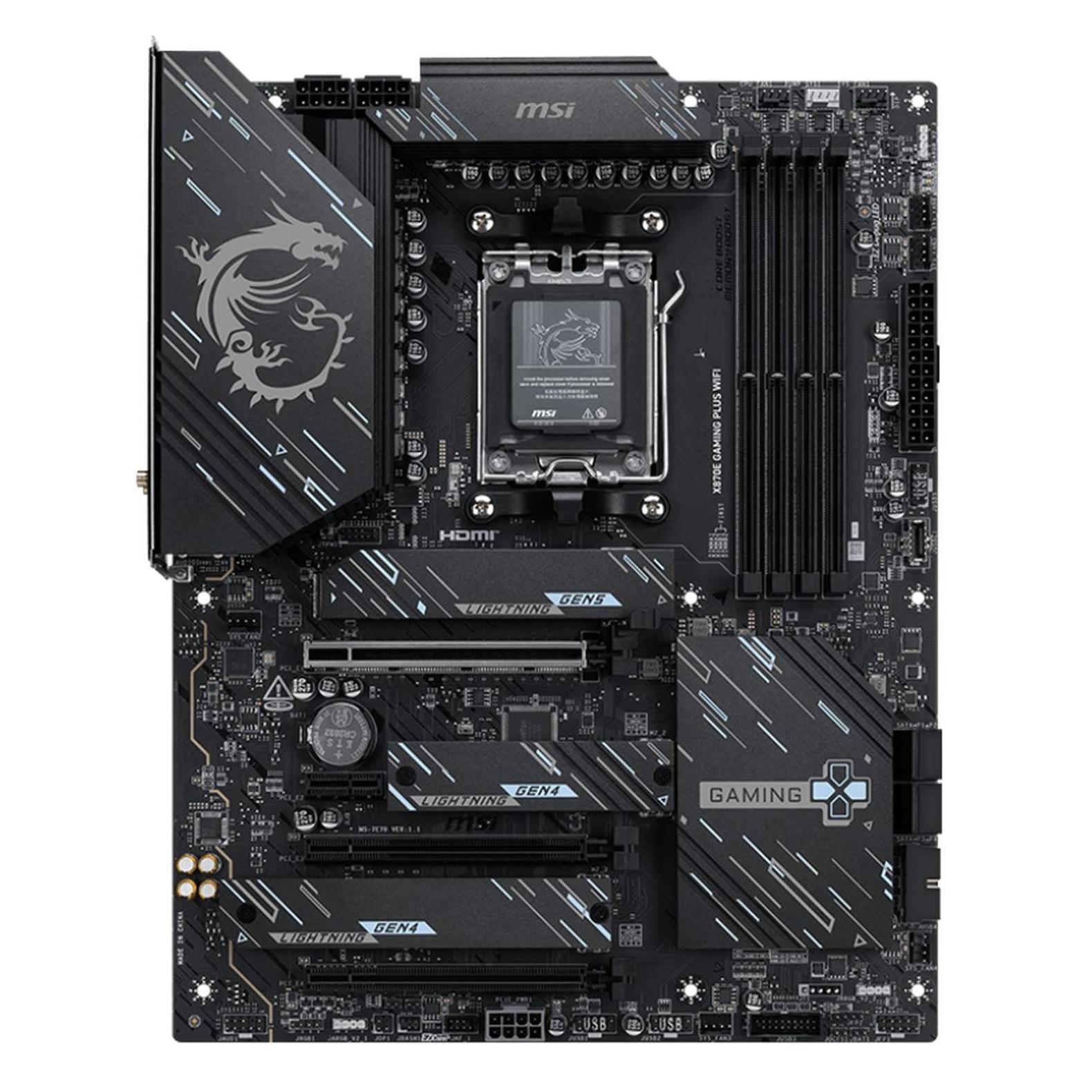 MSI X870E GAMING PLUS WIFI (AM5, AMD X870E, ATX) (7E70-001R)