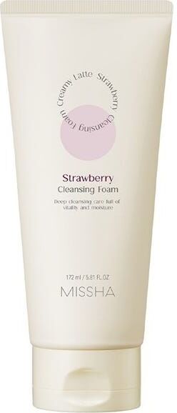 Missha Creamy Latte Strawberry Cleansing Foam 172 ml