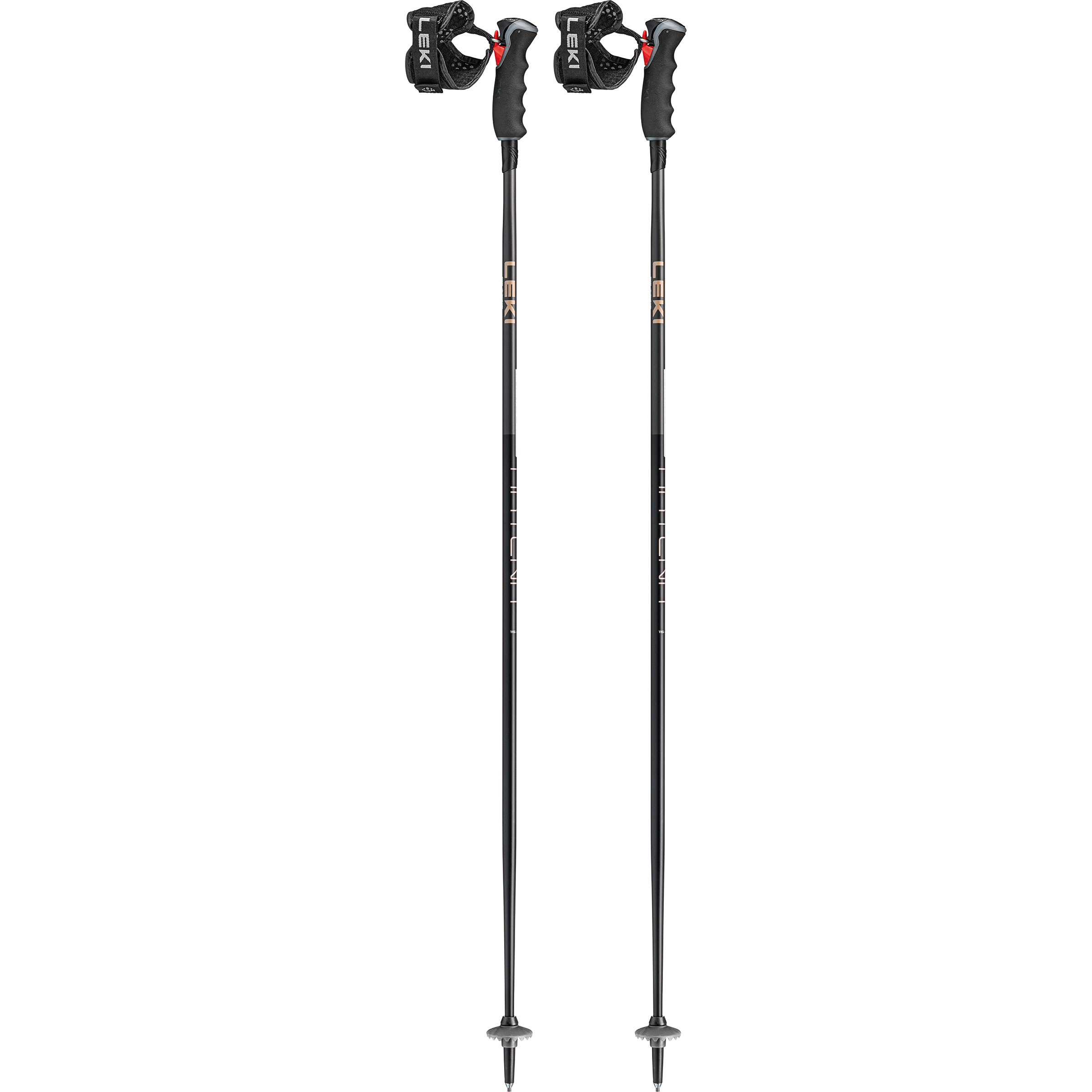 Leki Artena Airfoil 3D Skistöcke Skistöcke schwarz Größe 115CM Skifahren