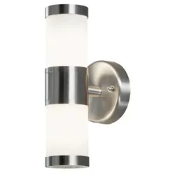 Konstsmide Halogenspot Modena Edelstahl, gefrostetes Glas 7592-000