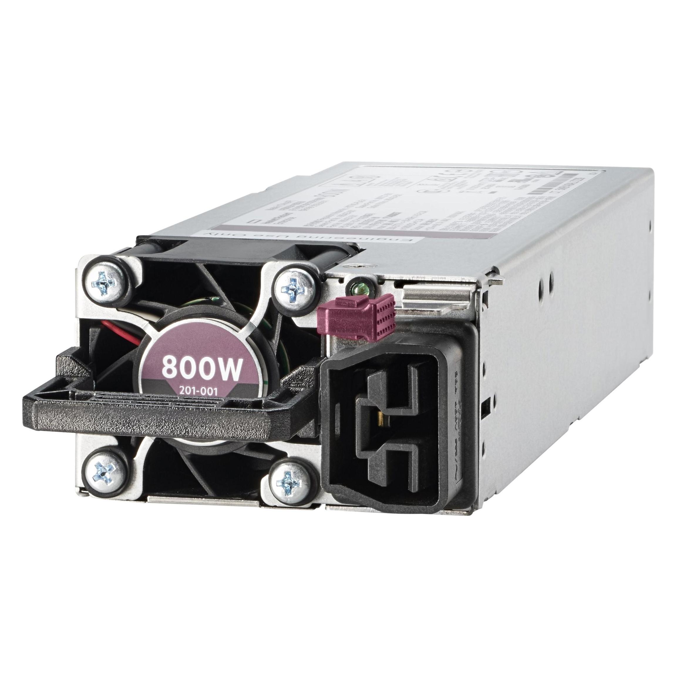 HPE E Power Supply, Flex Slot, Platinum, Hot Plug, Low Halogen (800 W) (P38995-B21)