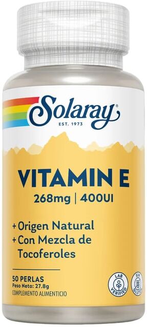 Solaray VITAMINA E 400 IU 50 Softgels