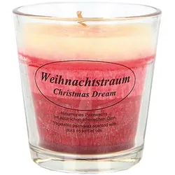 Stearin Duftkerze - Weihnachtstraum im Glas
