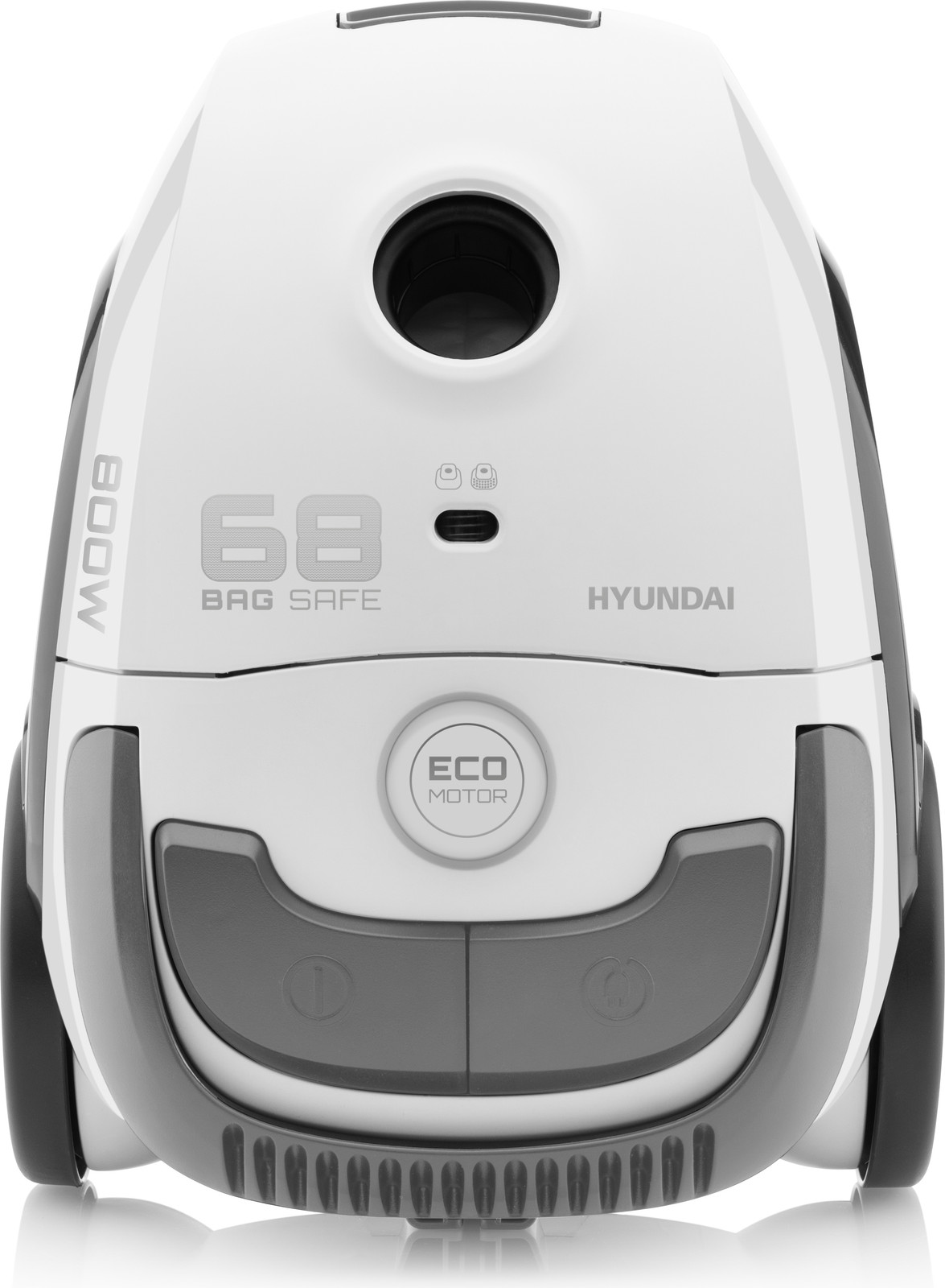 Hyundai stofzuiger HYUVC068WG met 800W ECO-motor en accessoires