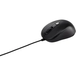 ASUS MU101C Blue Ray Silent kabelgebundene Maus, Schwarz