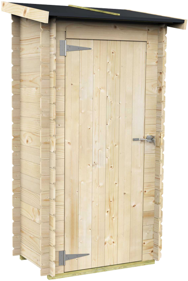 Alce Arturo 94x64  Holz-Gerätehaus  Mit Pultdach  94x64x188 cm