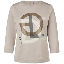 Rundhals-Shirt Rabe beige, 46