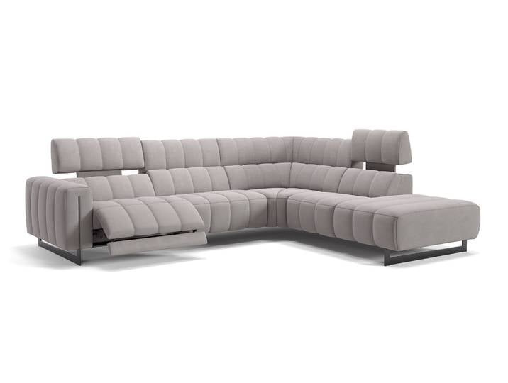Stoff Ecksofa VENETO mit Relaxfuntkion Eckcouch Sofa