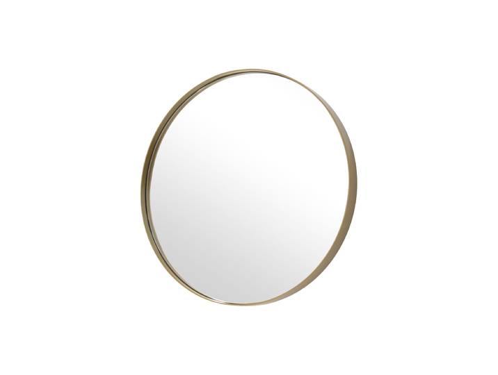 Runder Design Wandspiegel „Donna“ Ø 90 cm Gold Spinder Design