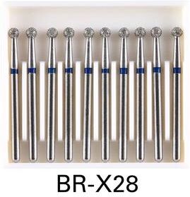 Uplift Essentials High Speed Dental Diamond Burs Round Ball Type br x28
