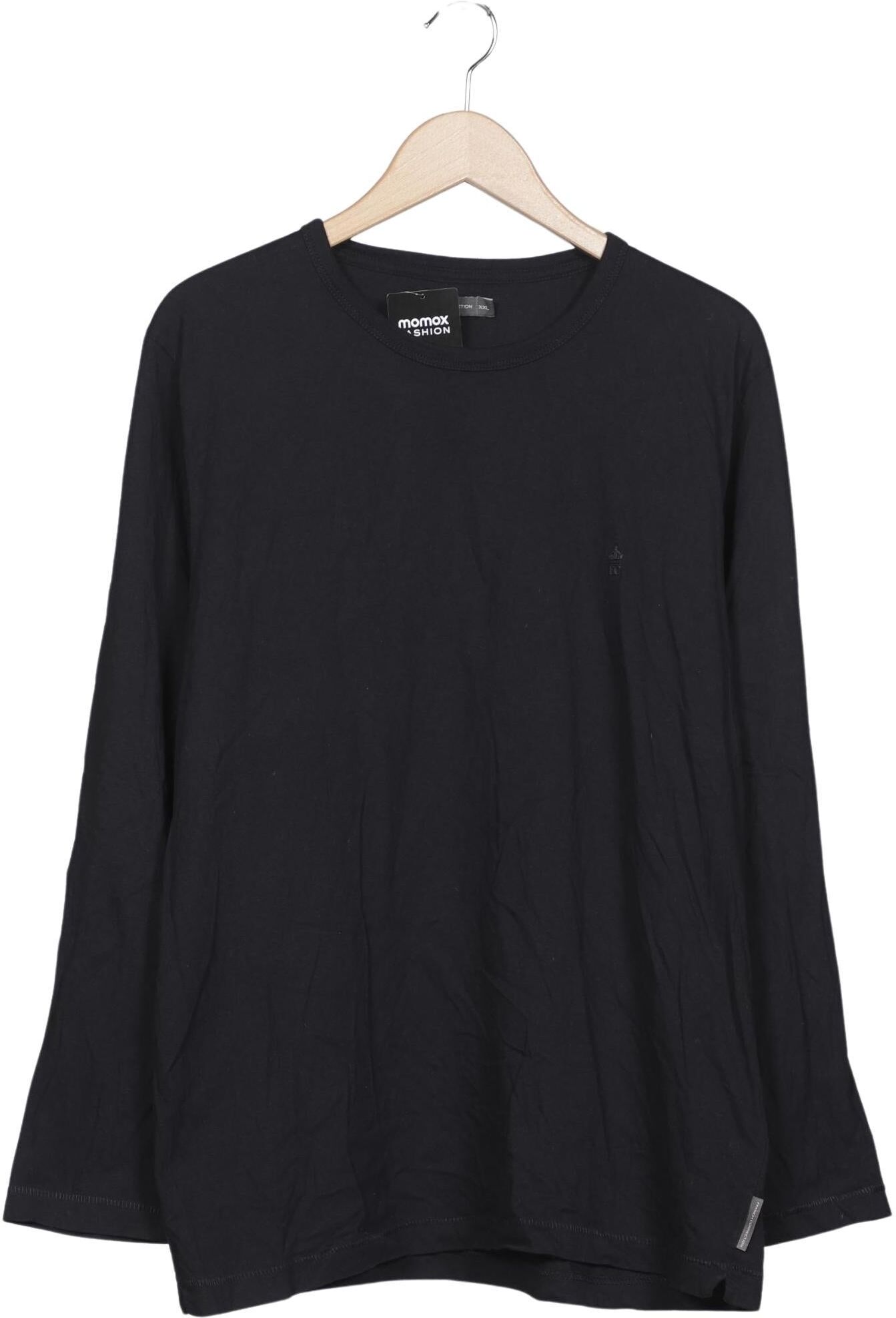 French Connection Herren Langarmshirt, Marineblau, Gr. Xxl, Baumwolle - Second Hand